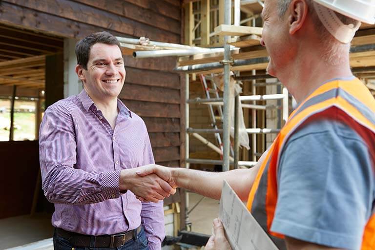 Shaking hands image